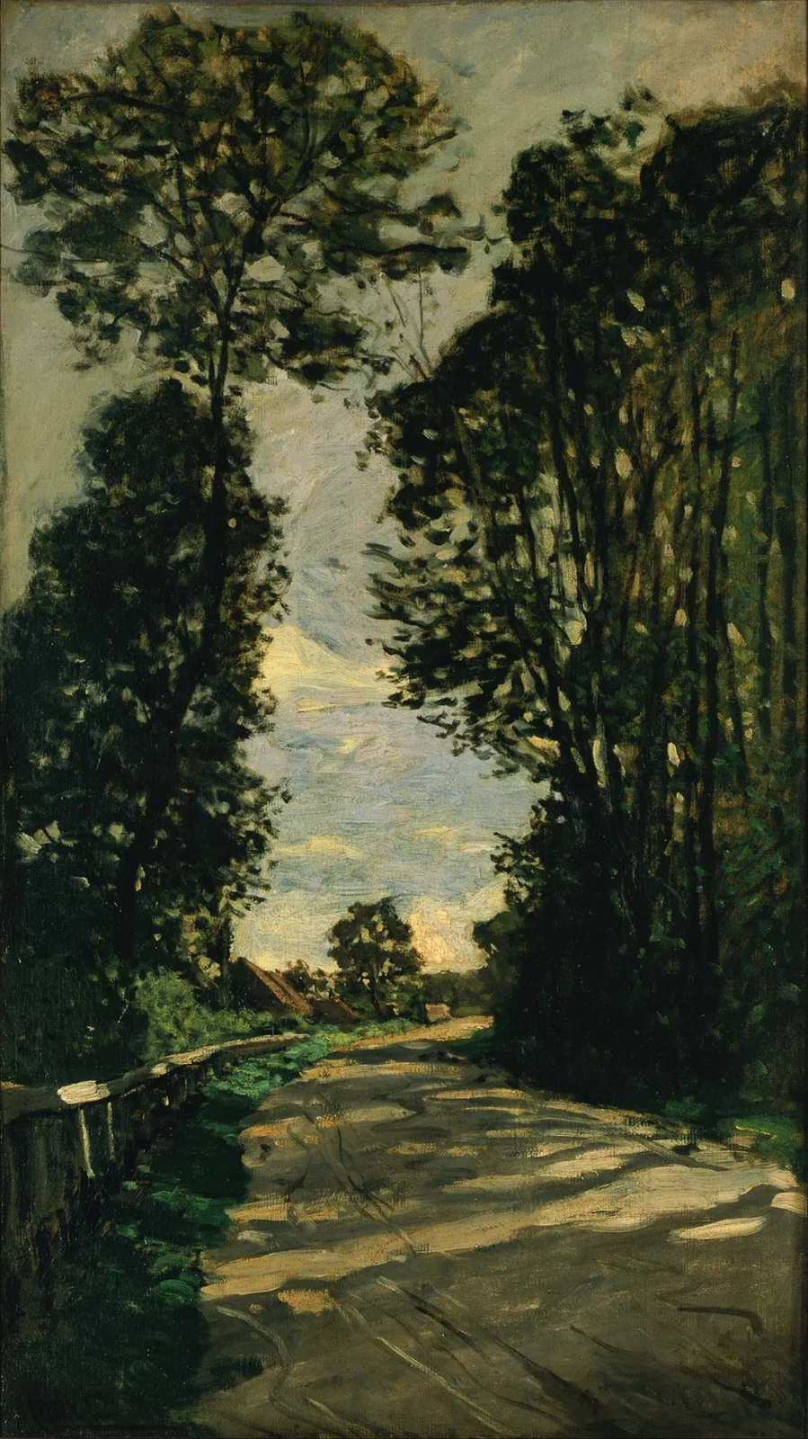 Walk (Road of the Farm Saint-Siméon) av Claude Monet