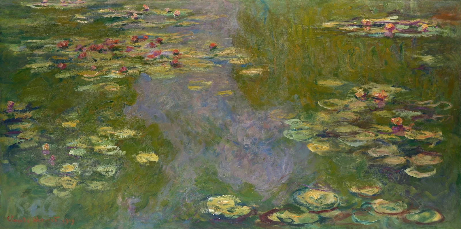 Water Lilies, 1919 av Claude Monet