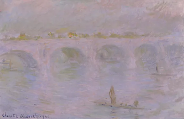Waterloo Bridge in London av Claude Monet