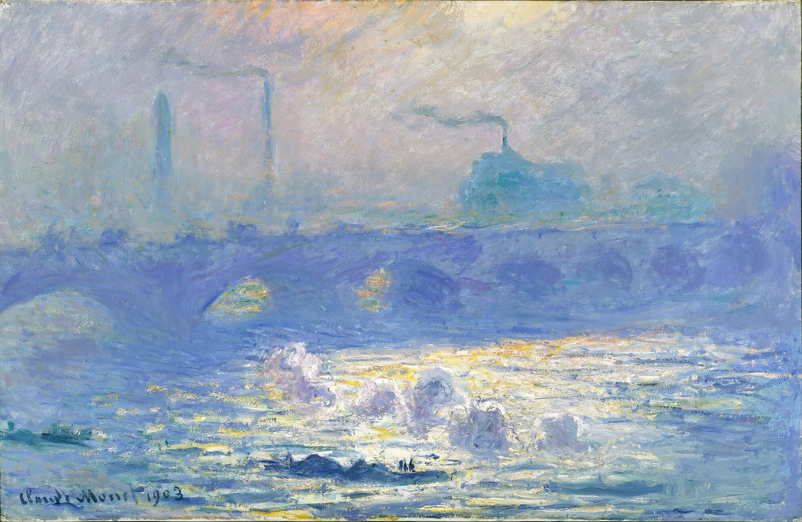 Waterloo Bridge, 1903 av Claude Monet