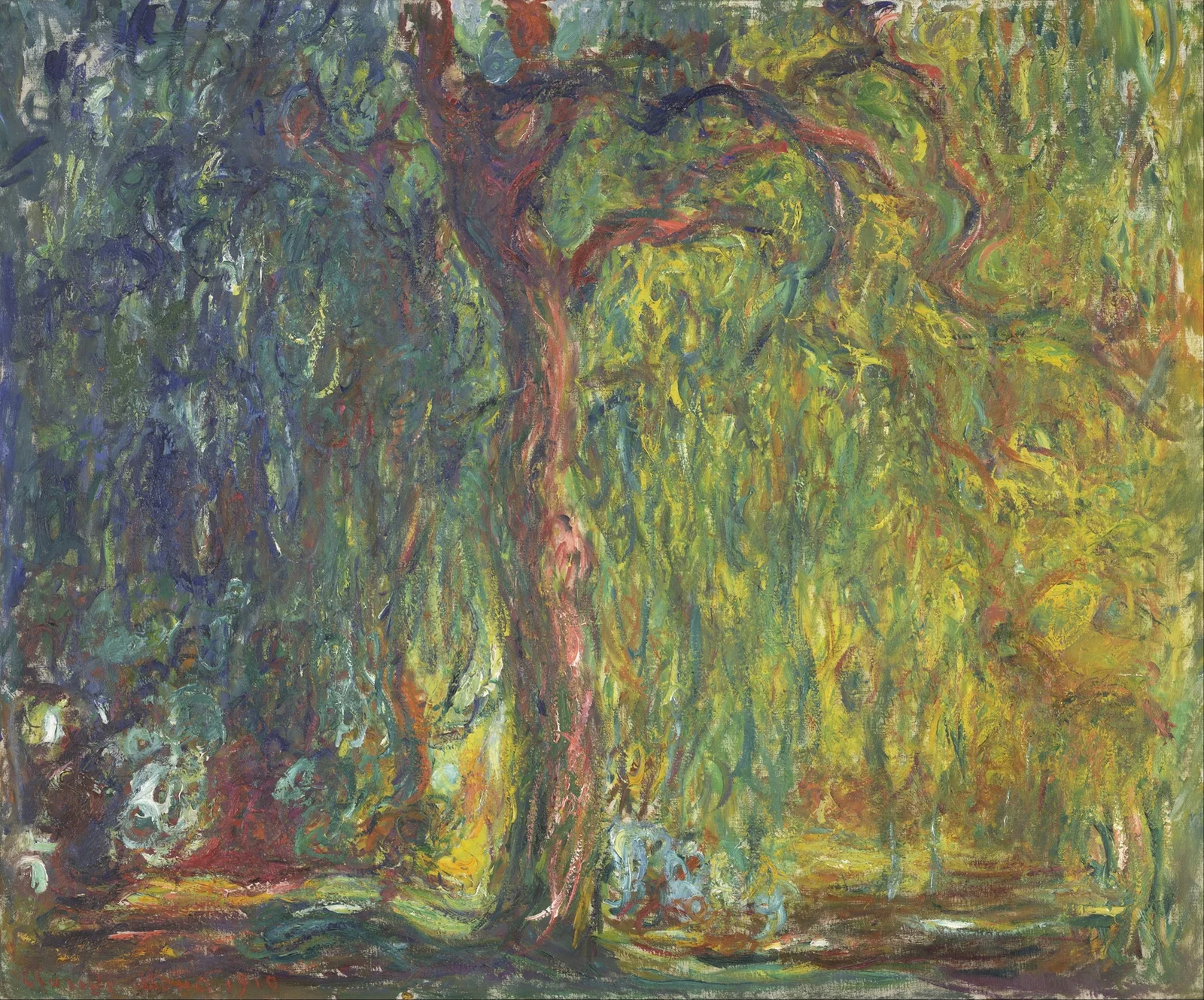 Weeping Willow av Claude Monet