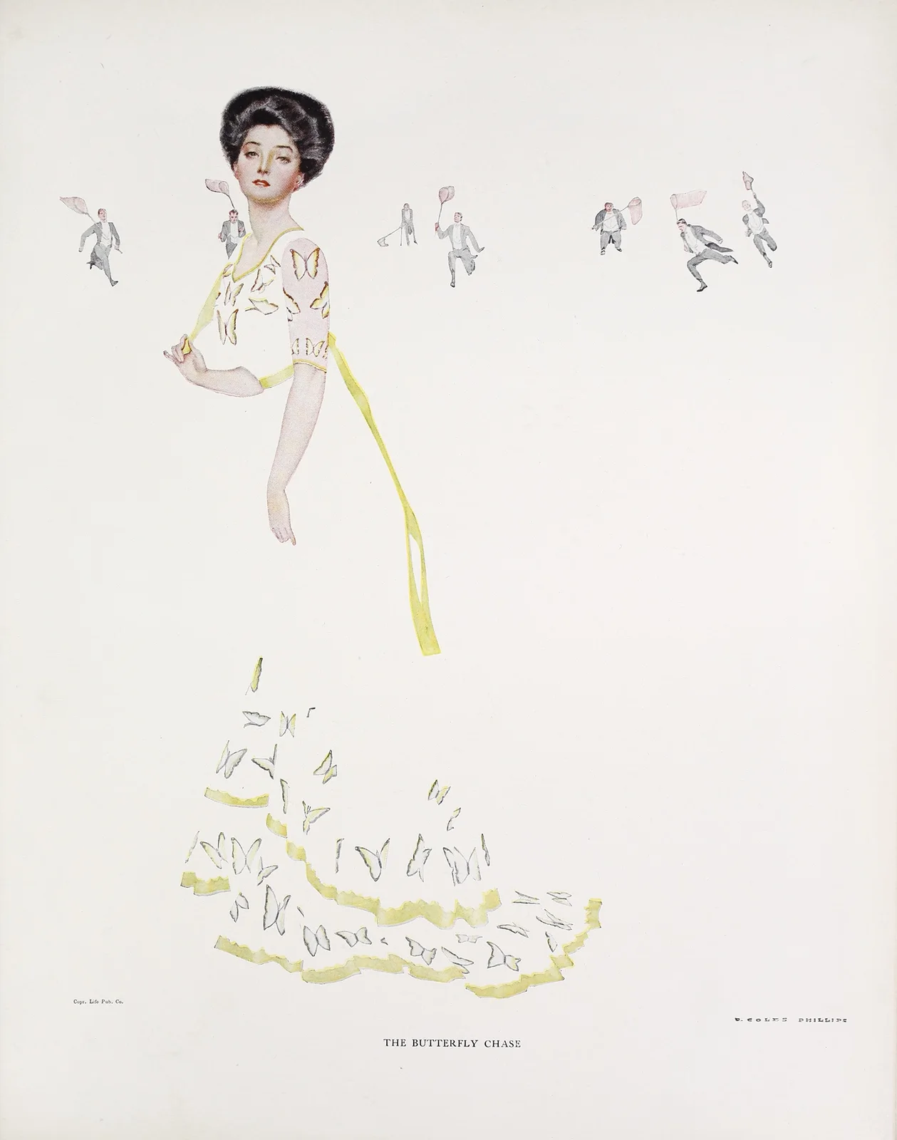 The Butterfly chase av Coles Phillips