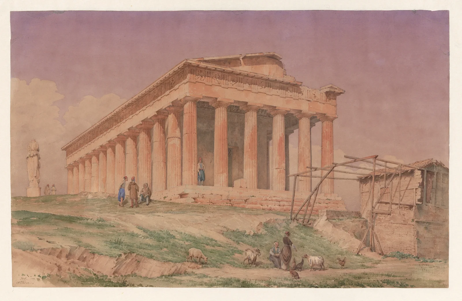 Greece, Athens, Hephaisteion (Temple of Theseus) av Harald Conrad Stilling