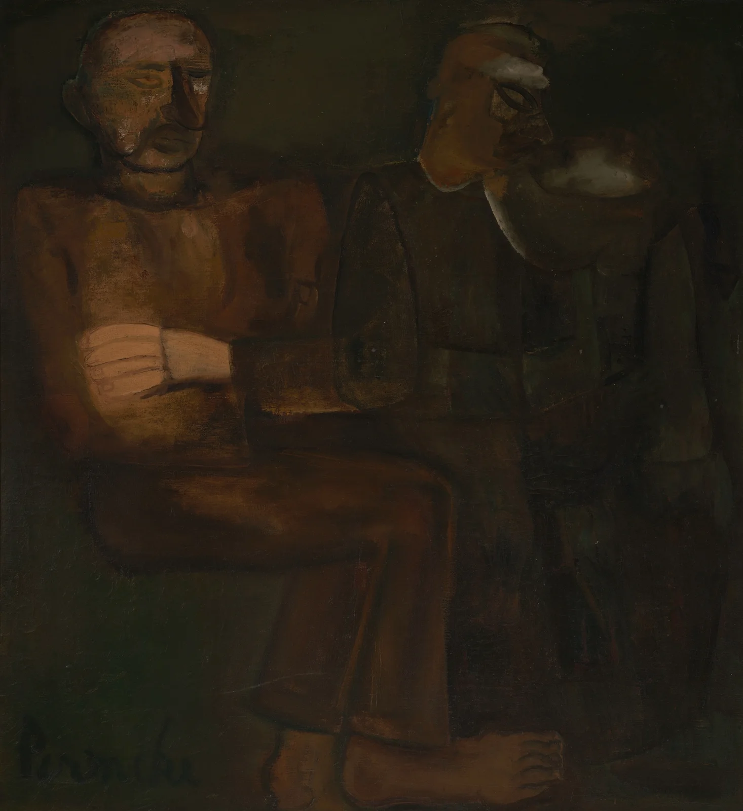 Boer en boerin av Constant Permeke