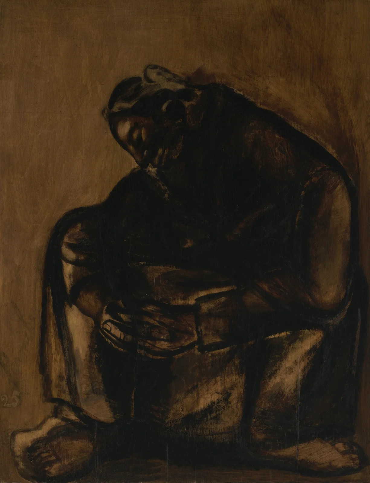 Woman at Prayers av Constant Permeke