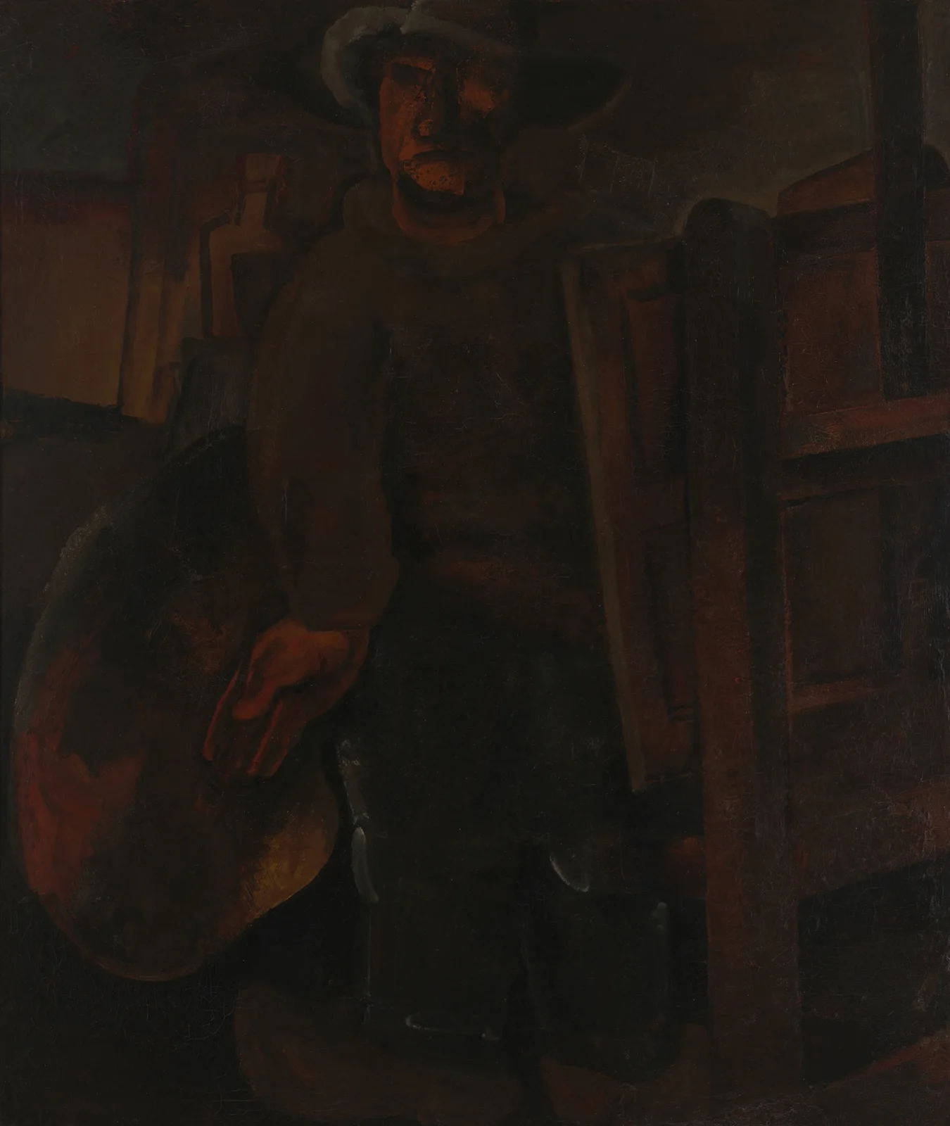 Zelfportret av Constant Permeke