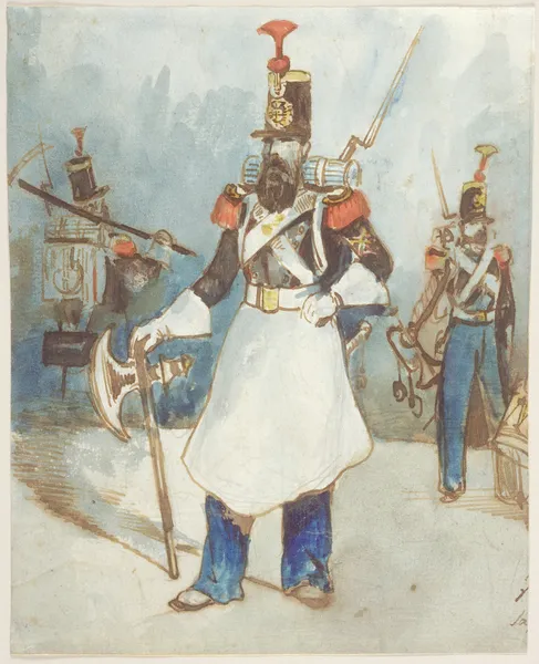 French Sapper (19th century) av Constantin Guys
