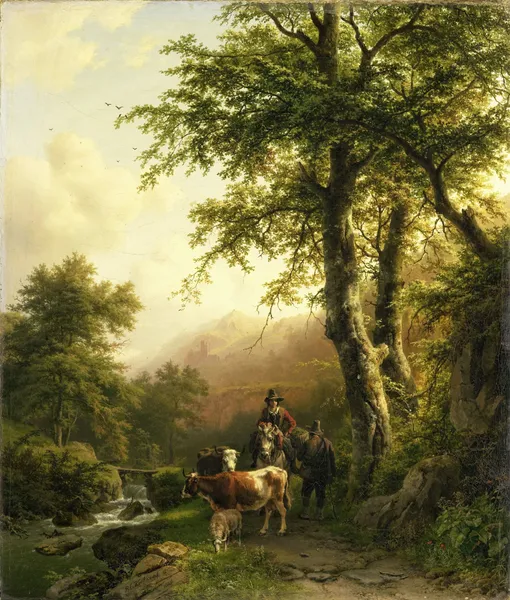 Italian Landscape av Barend Cornelis Koekkoek