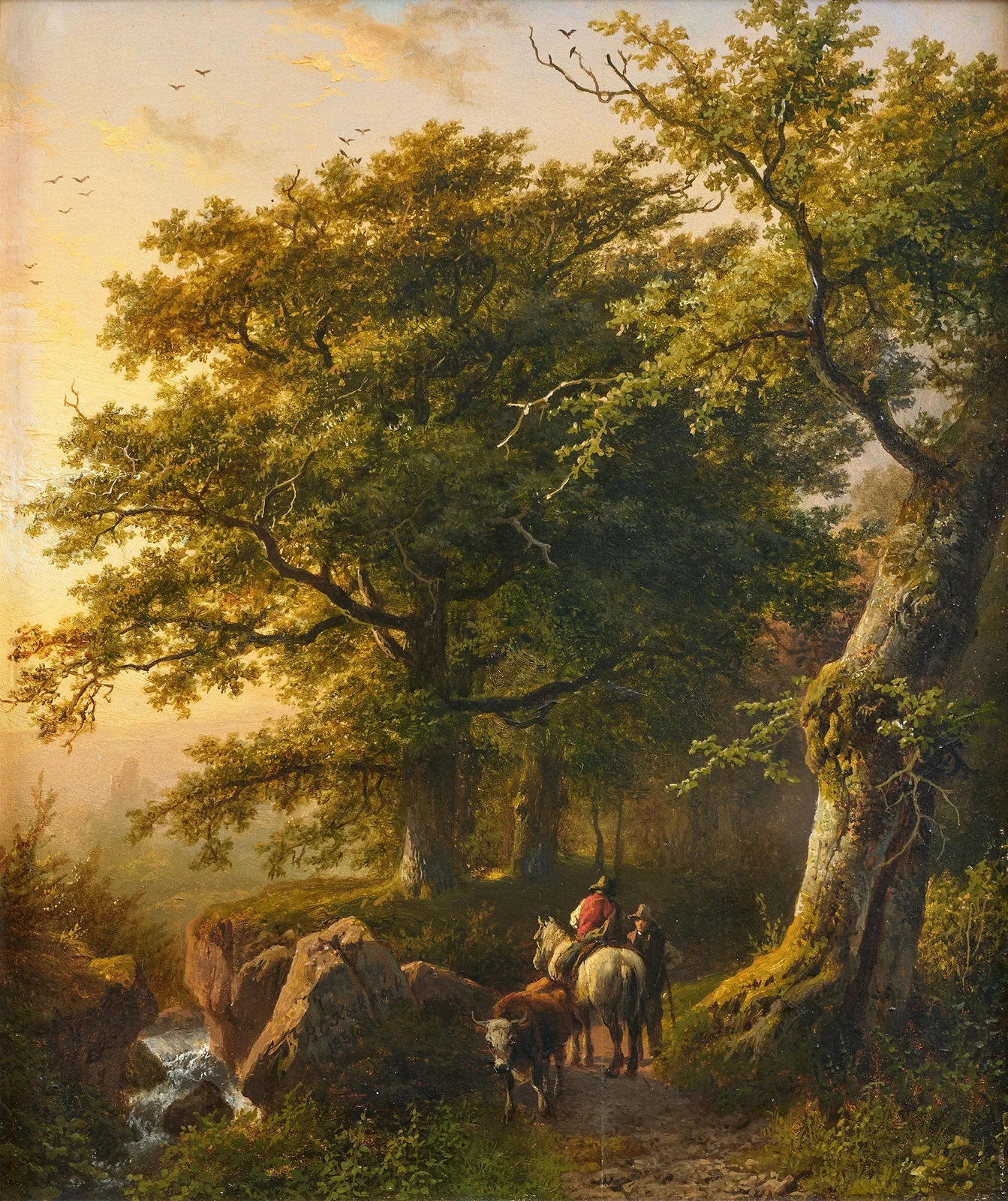 The Summer av Barend Cornelis Koekkoek