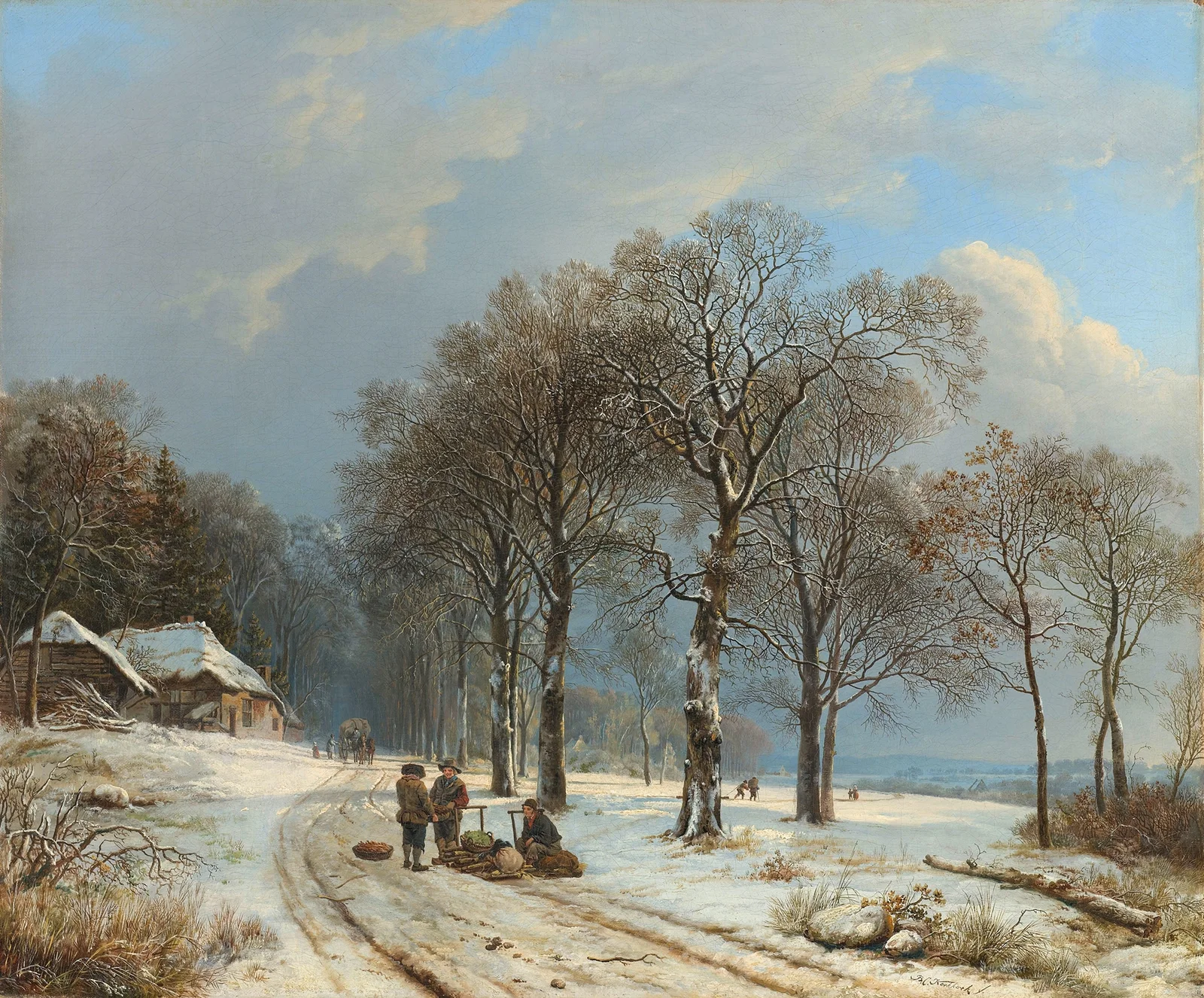 Winter Landscape av Barend Cornelis Koekkoek