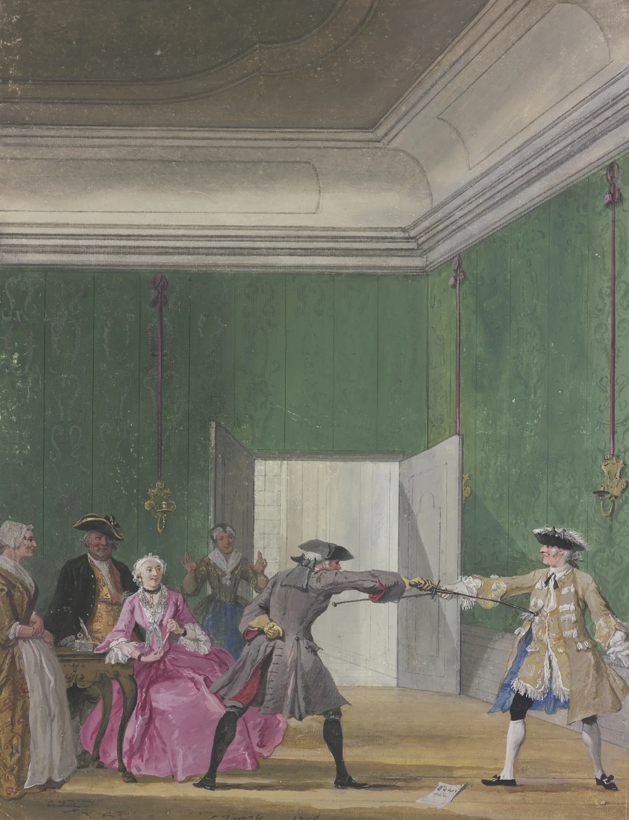 The ridiculous squire av Cornelis Troost