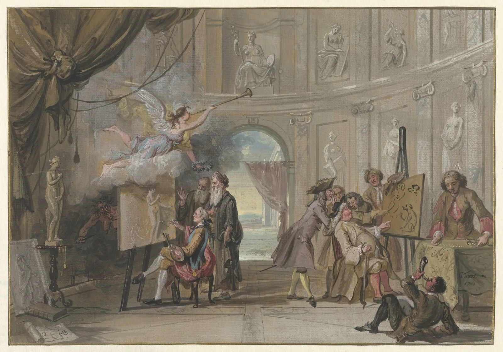 Tweeërlei kunst av Cornelis Troost