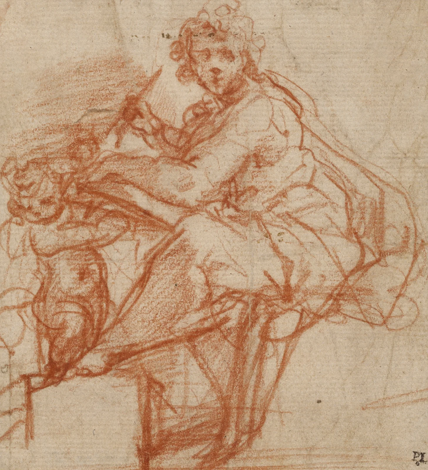 Saint Matthew av Correggio