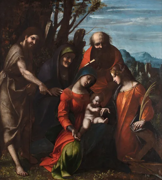 The Mystic Marriage of Saint Catherine, 1510 – nr 1 av Correggio