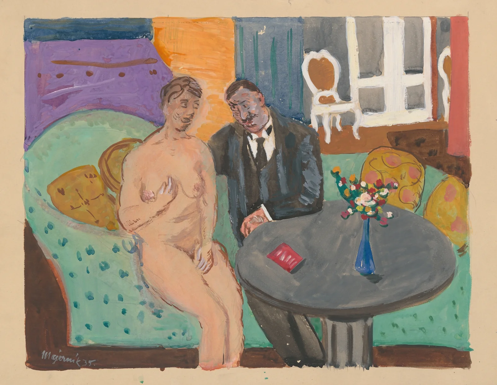 On a Sofa av Cyprián Majerník