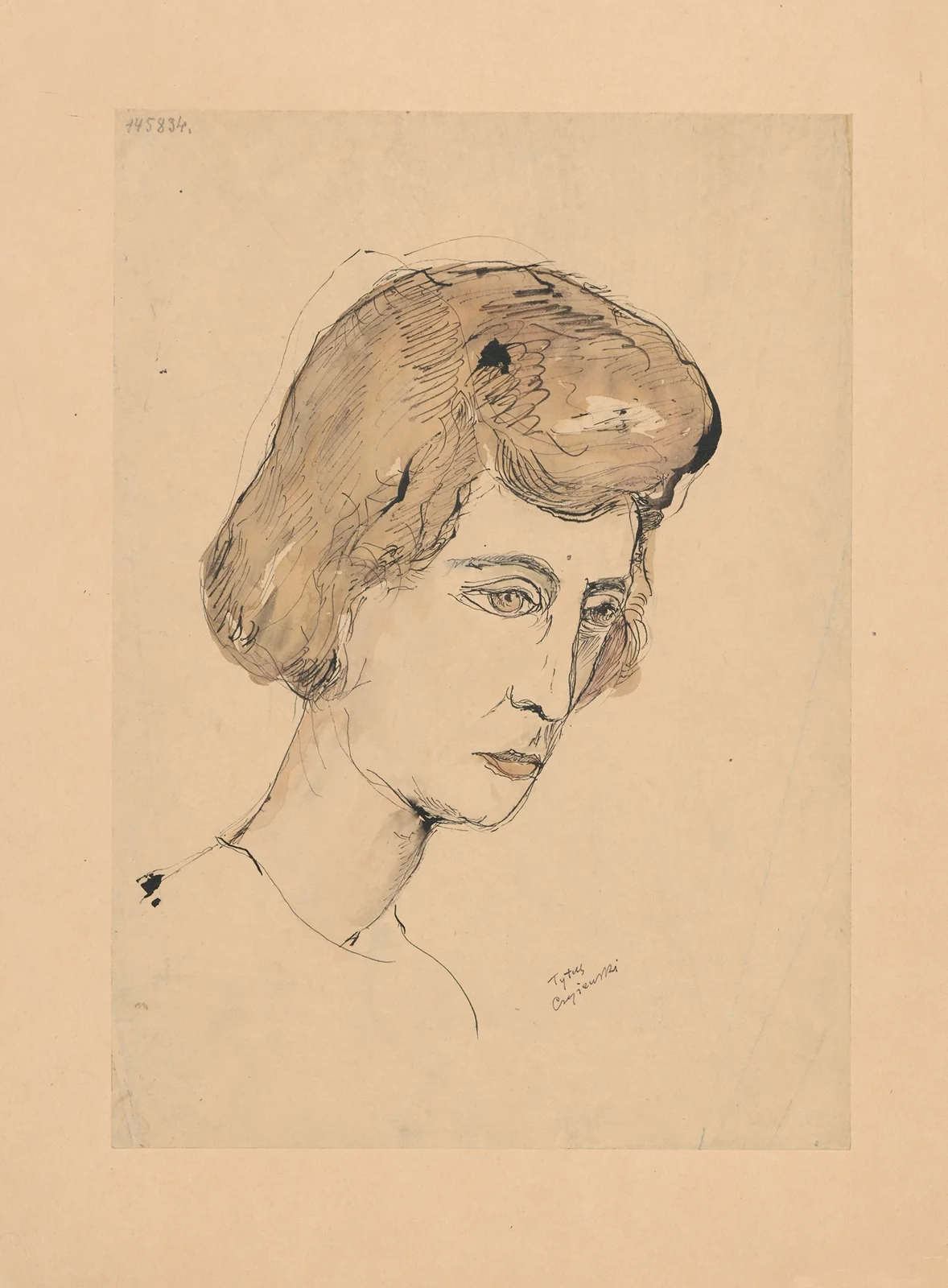 Woman’s head av Tytus Czyżewski