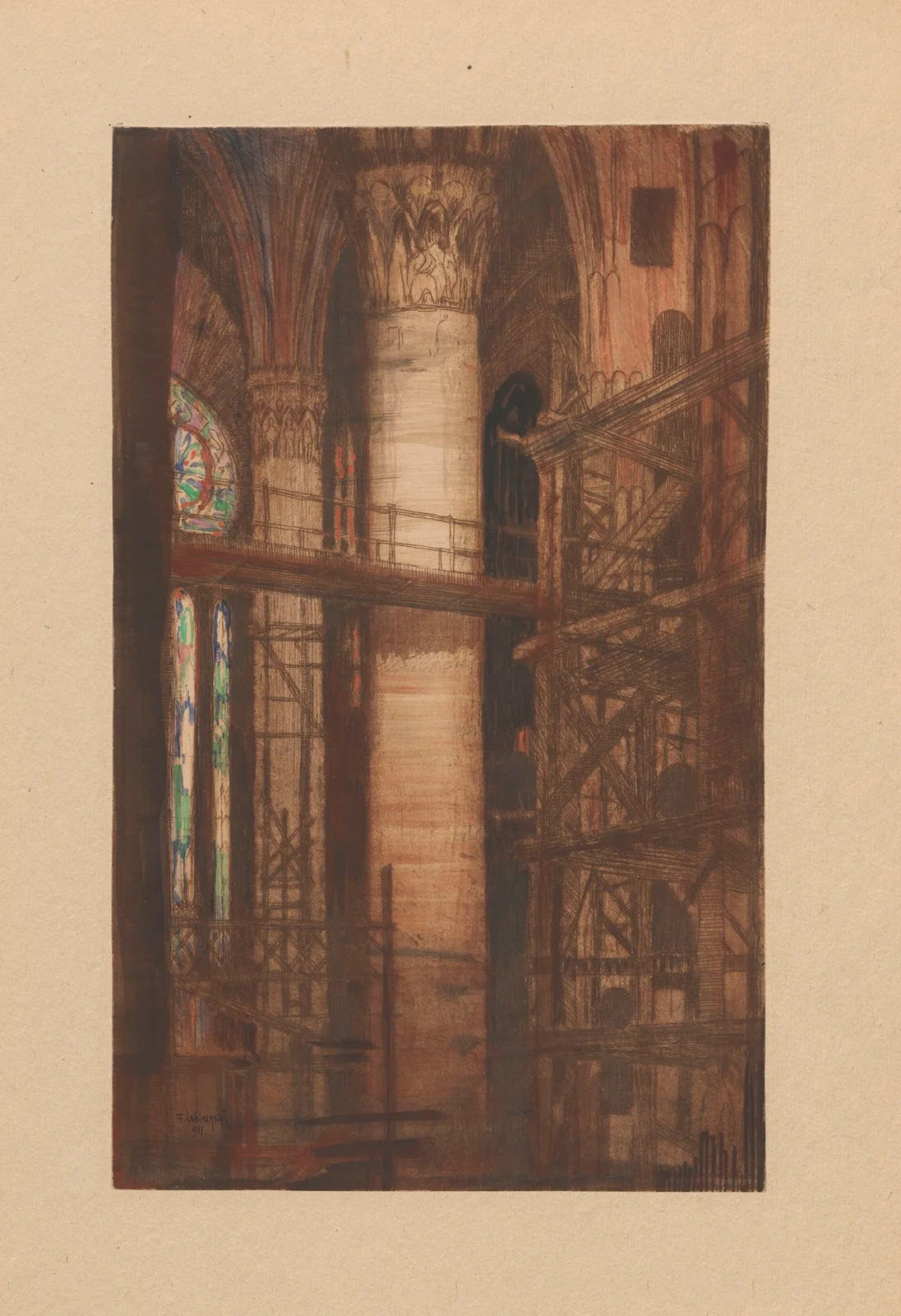Church interior av Feliks Jabłczyński