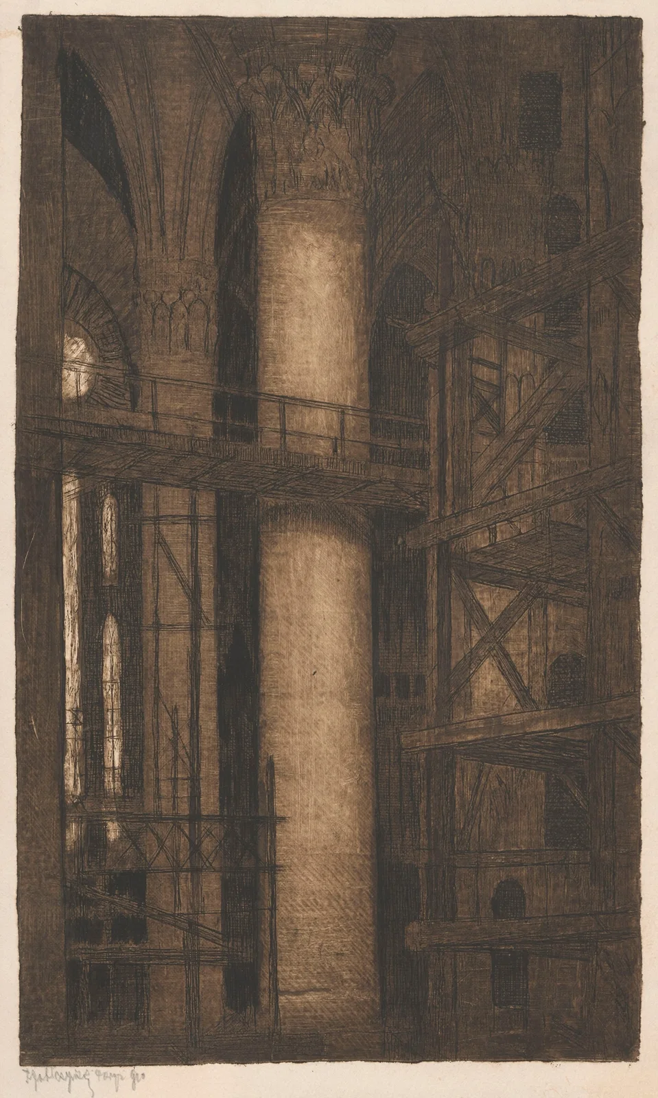 Church interior av Feliks Jabłczyński