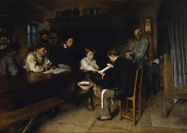 An Accident av Pascal-Adolphe-Jean Dagnan-Bouveret