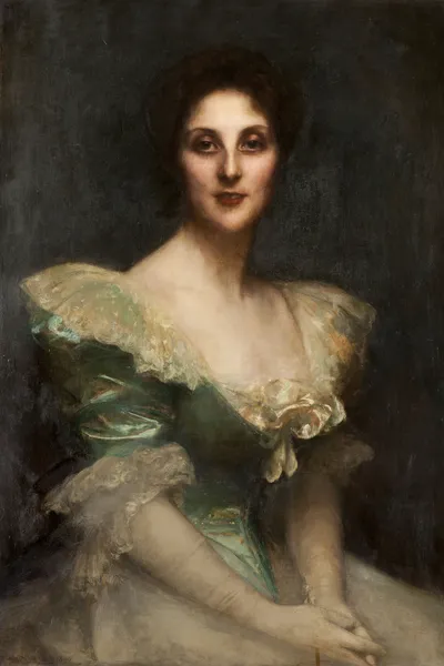 Portrait de Fanny Thérèse Reinach av Pascal-Adolphe-Jean Dagnan-Bouveret