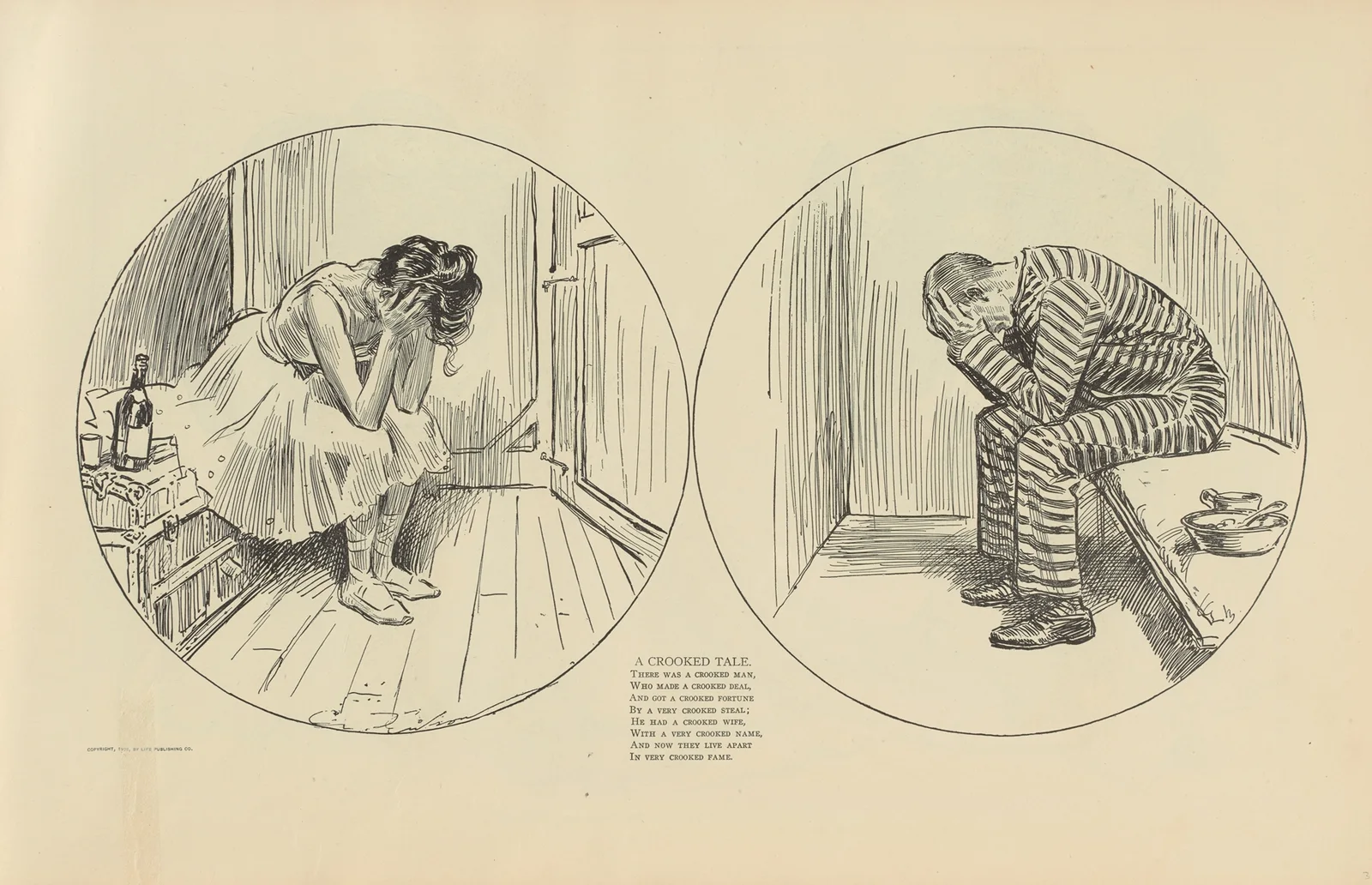 A crooked tale av Charles Dana Gibson