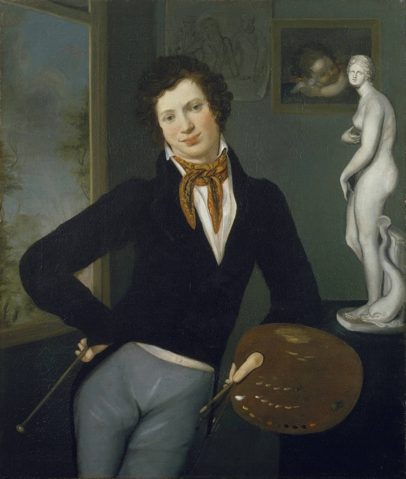 Self-Portrait av Moritz Daniel Oppenheim