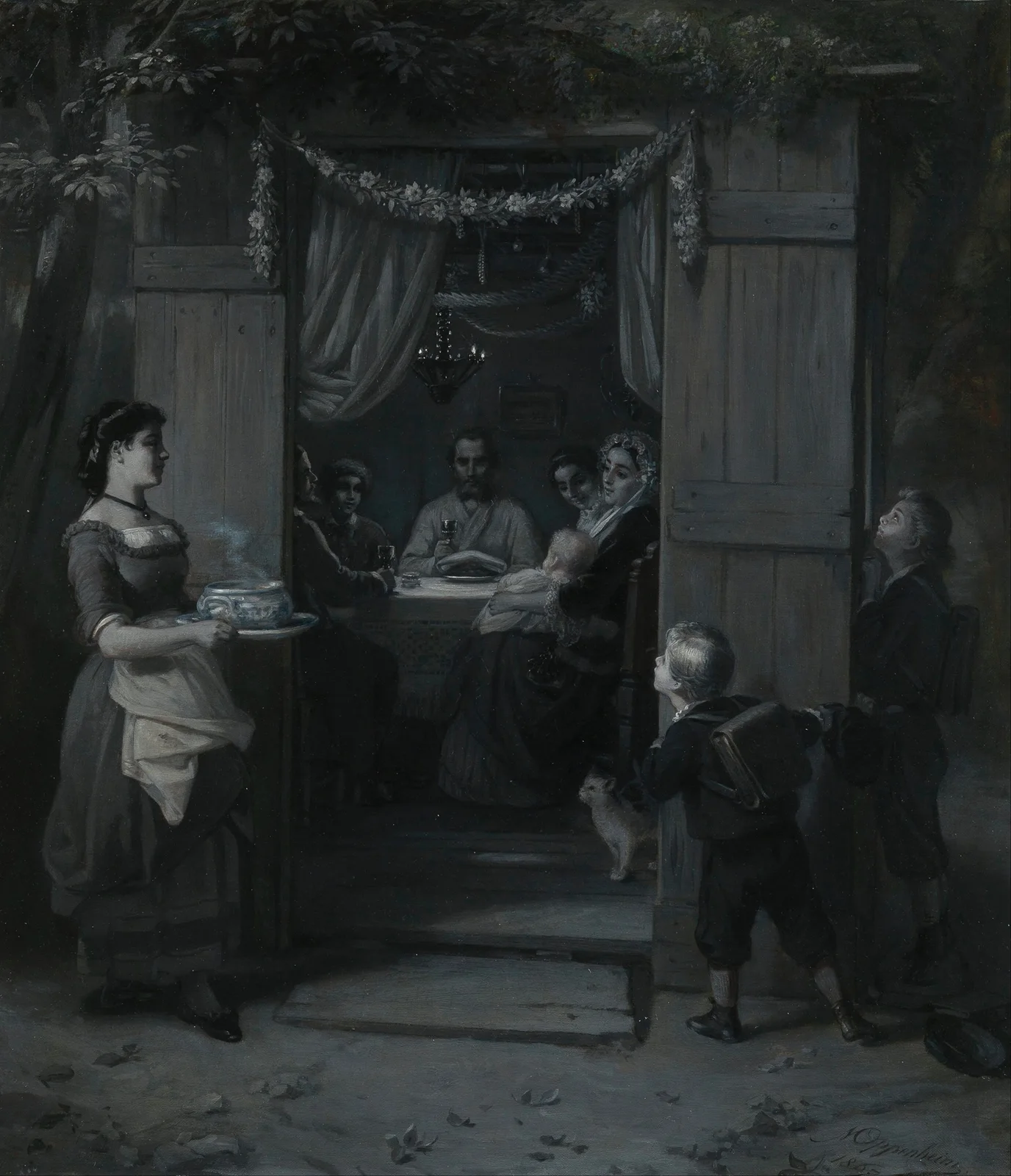Sukkot (Feast of Tabernacles) av Moritz Daniel Oppenheim