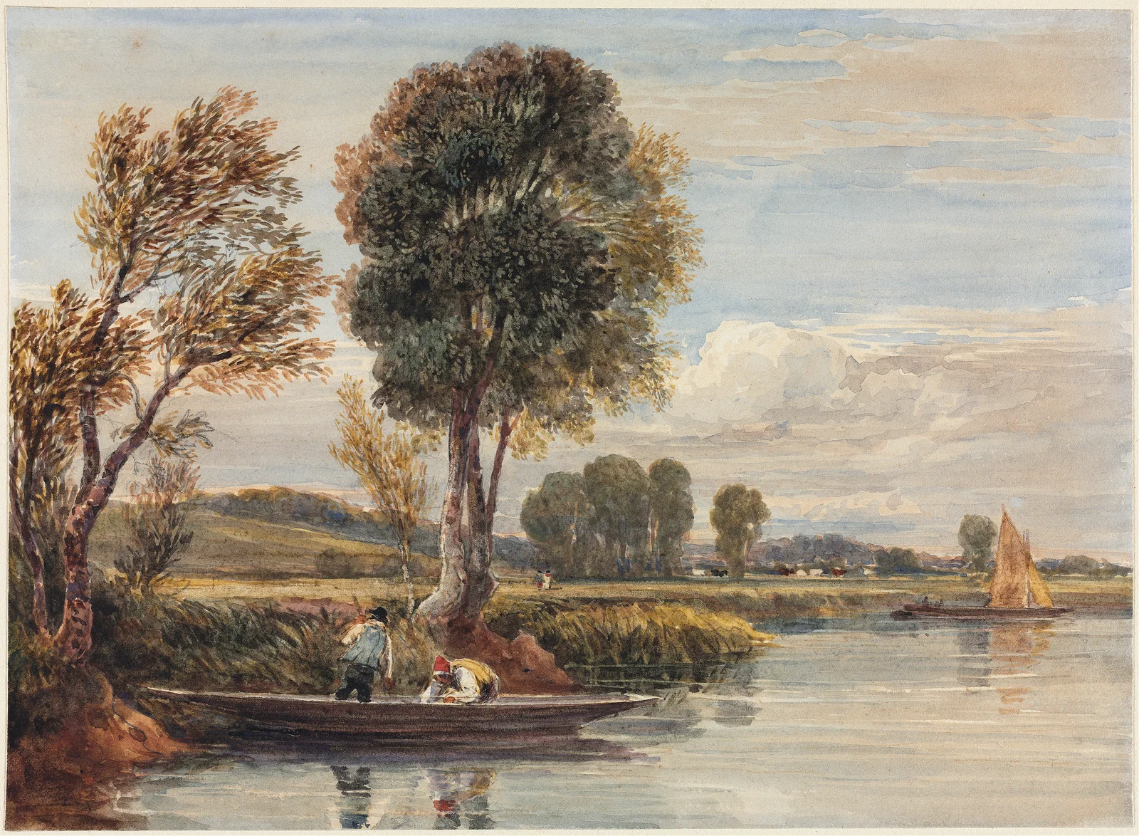 On the Thames av David Cox
