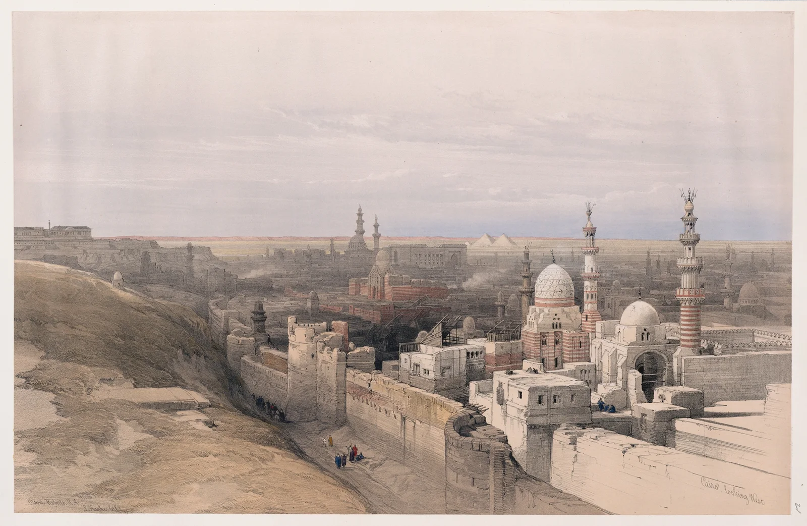 Cairo; looking west. av David Roberts