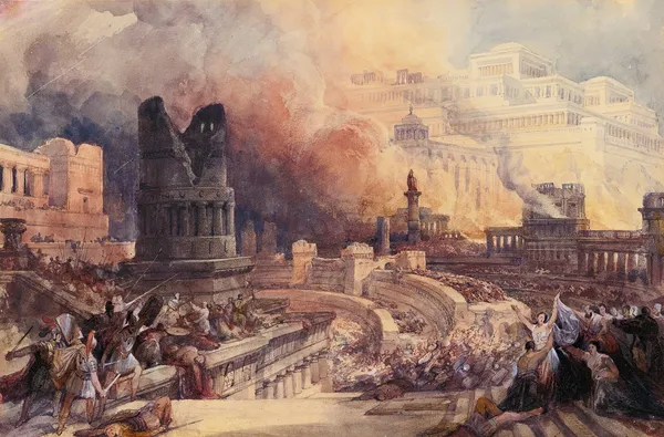 London The Destruction Of A City av David Roberts
