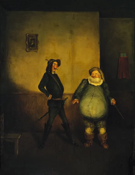 Falstaff and Bardolph av Sir David Wilkie