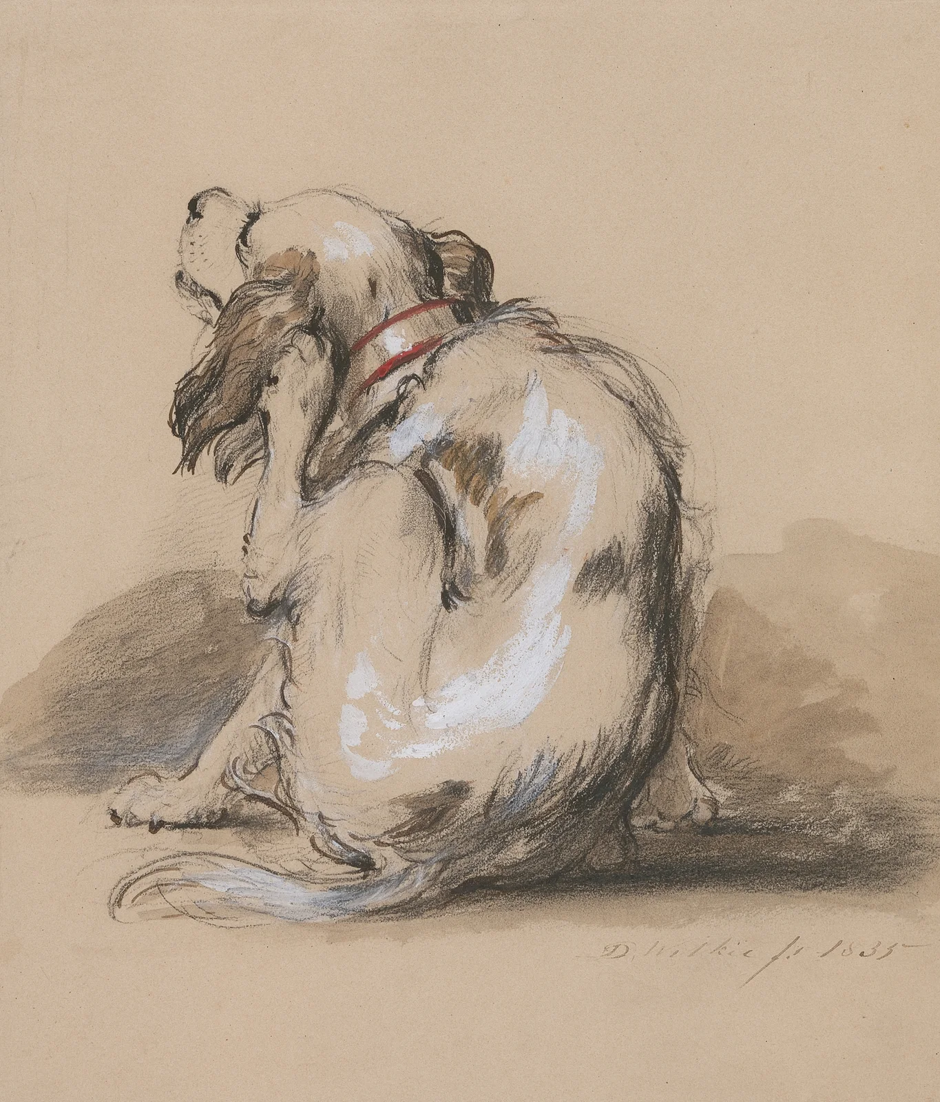 King Charles Spaniel av Sir David Wilkie
