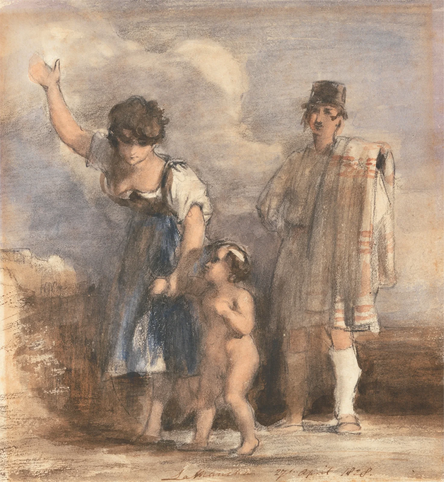 La Mancha av Sir David Wilkie