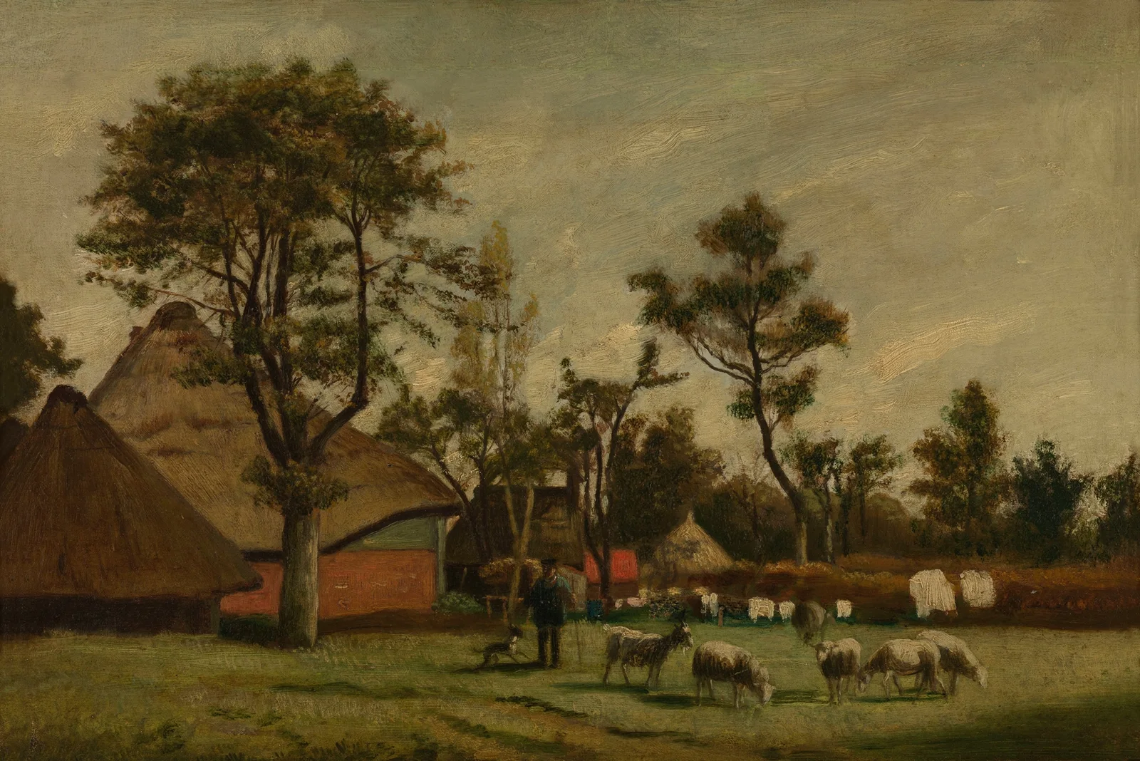 Farmhouse av Henri de Braekeleer