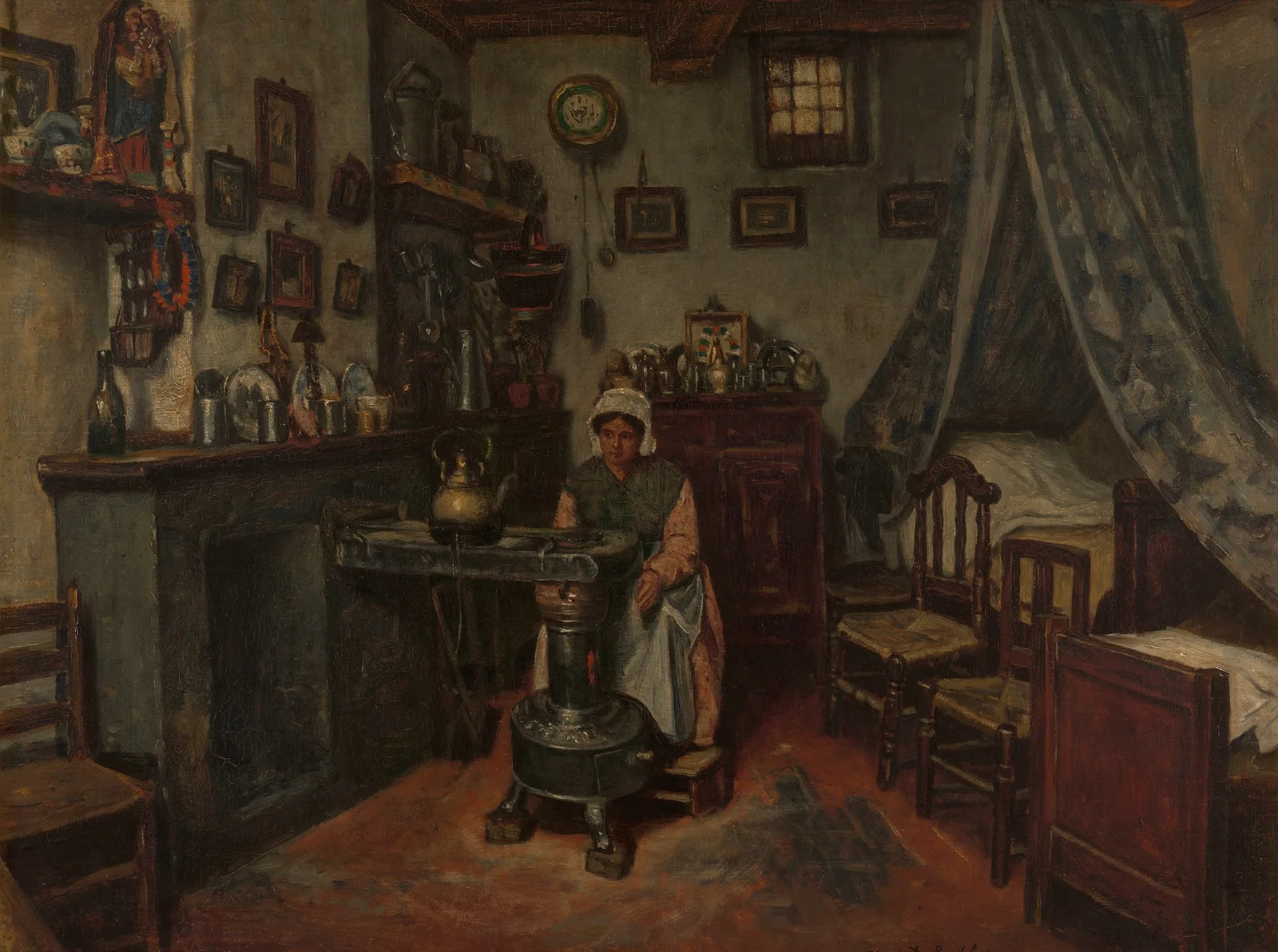 Interior av Henri de Braekeleer