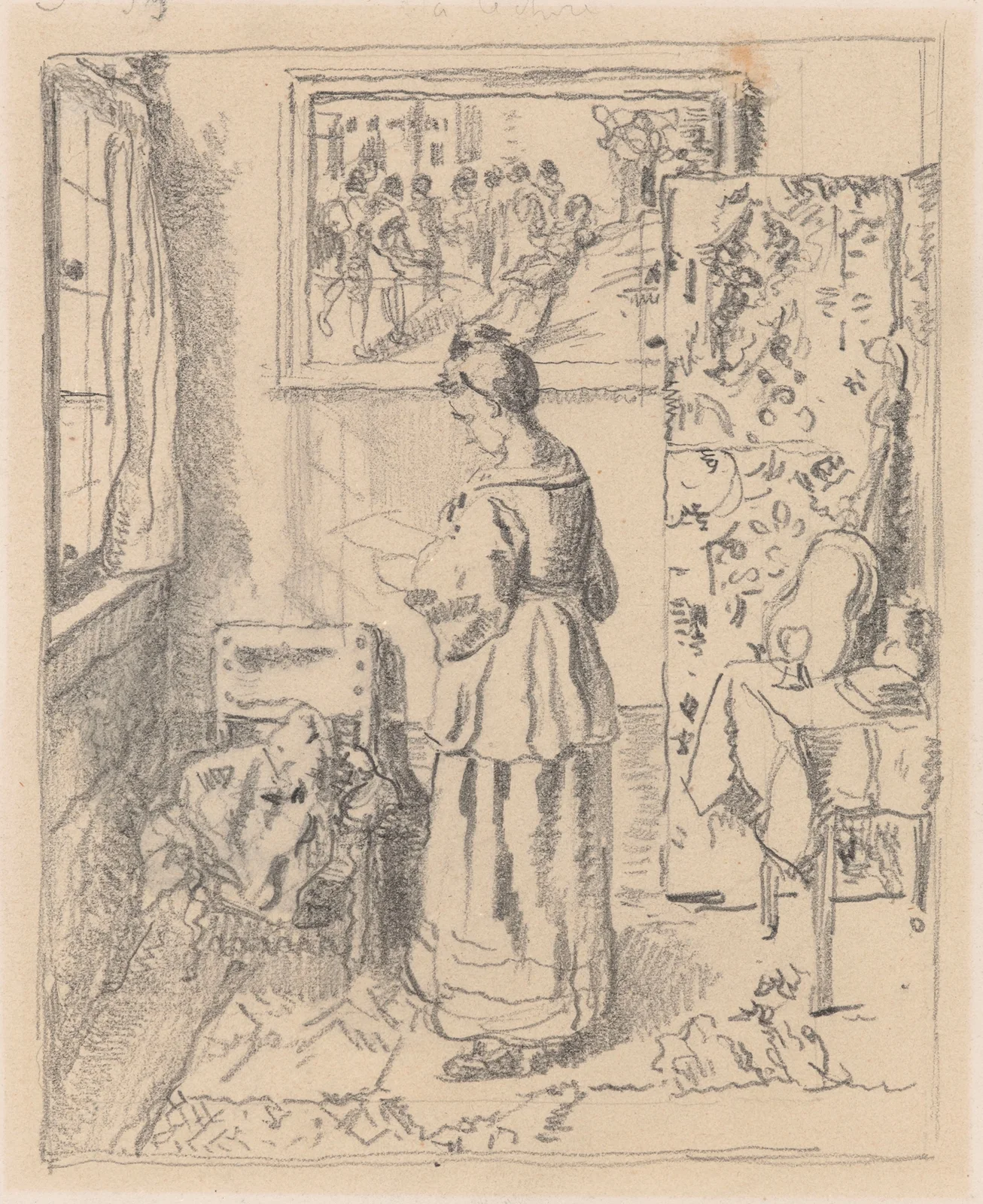 The Letter av Henri de Braekeleer