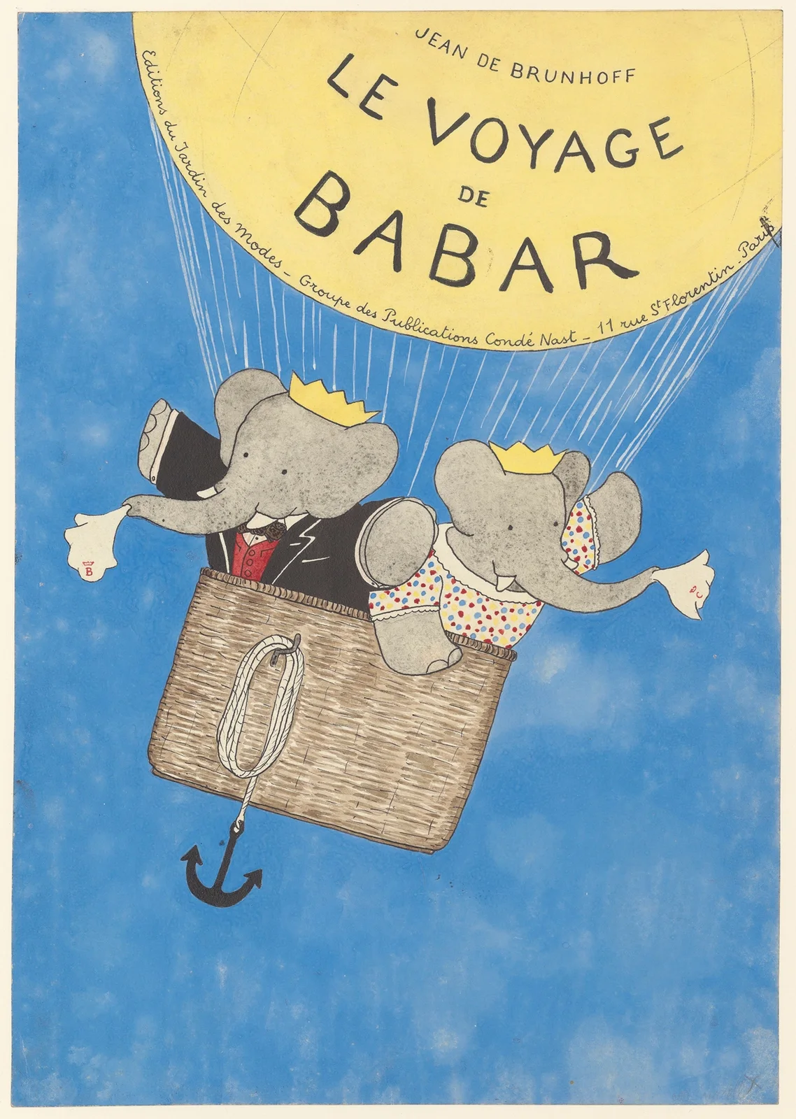 Le voyage de Babar Pl.02 av Jean de Brunhoff