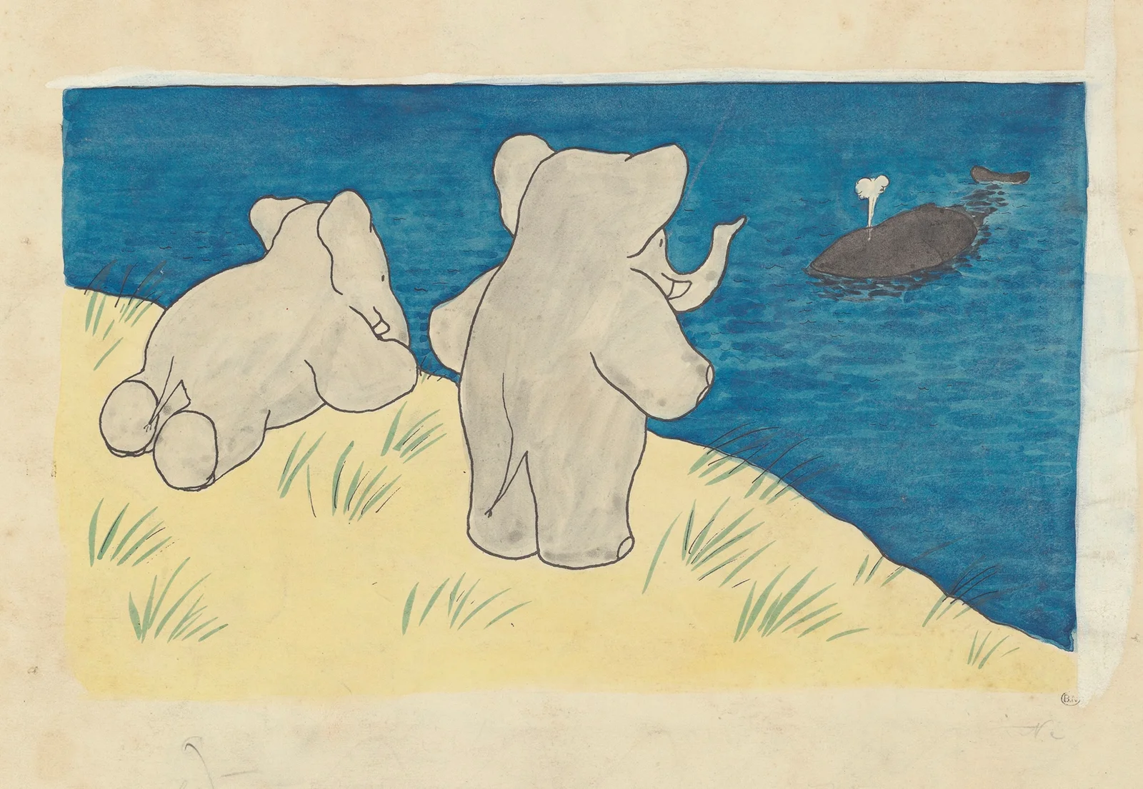 Le voyage de Babar Pl.07 av Jean de Brunhoff