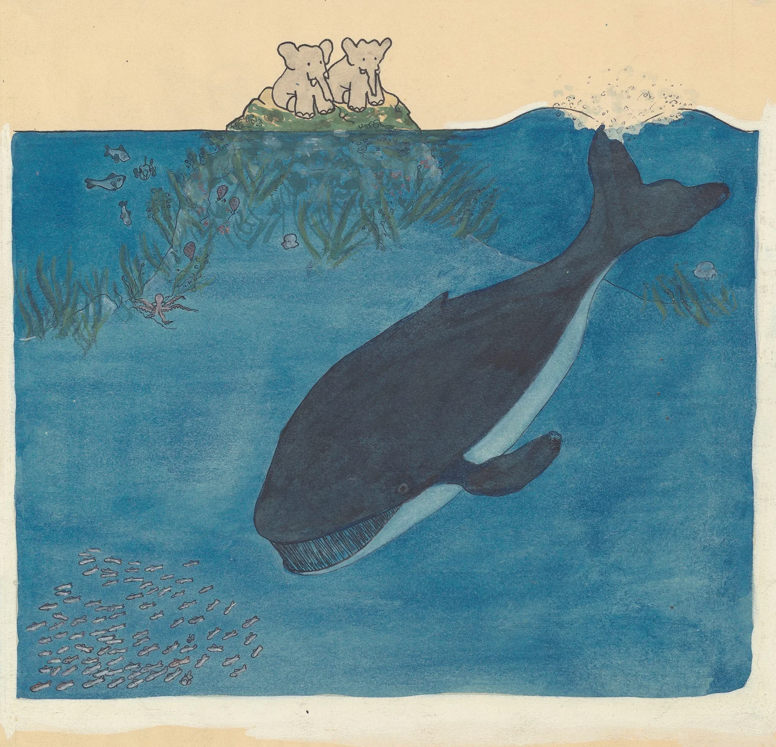 Le voyage de Babar Pl.08 av Jean de Brunhoff