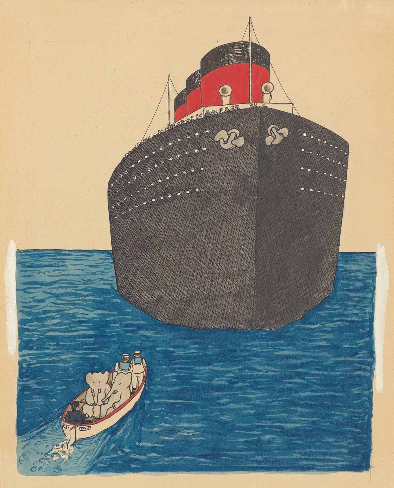 Le voyage de Babar Pl.09 av Jean de Brunhoff