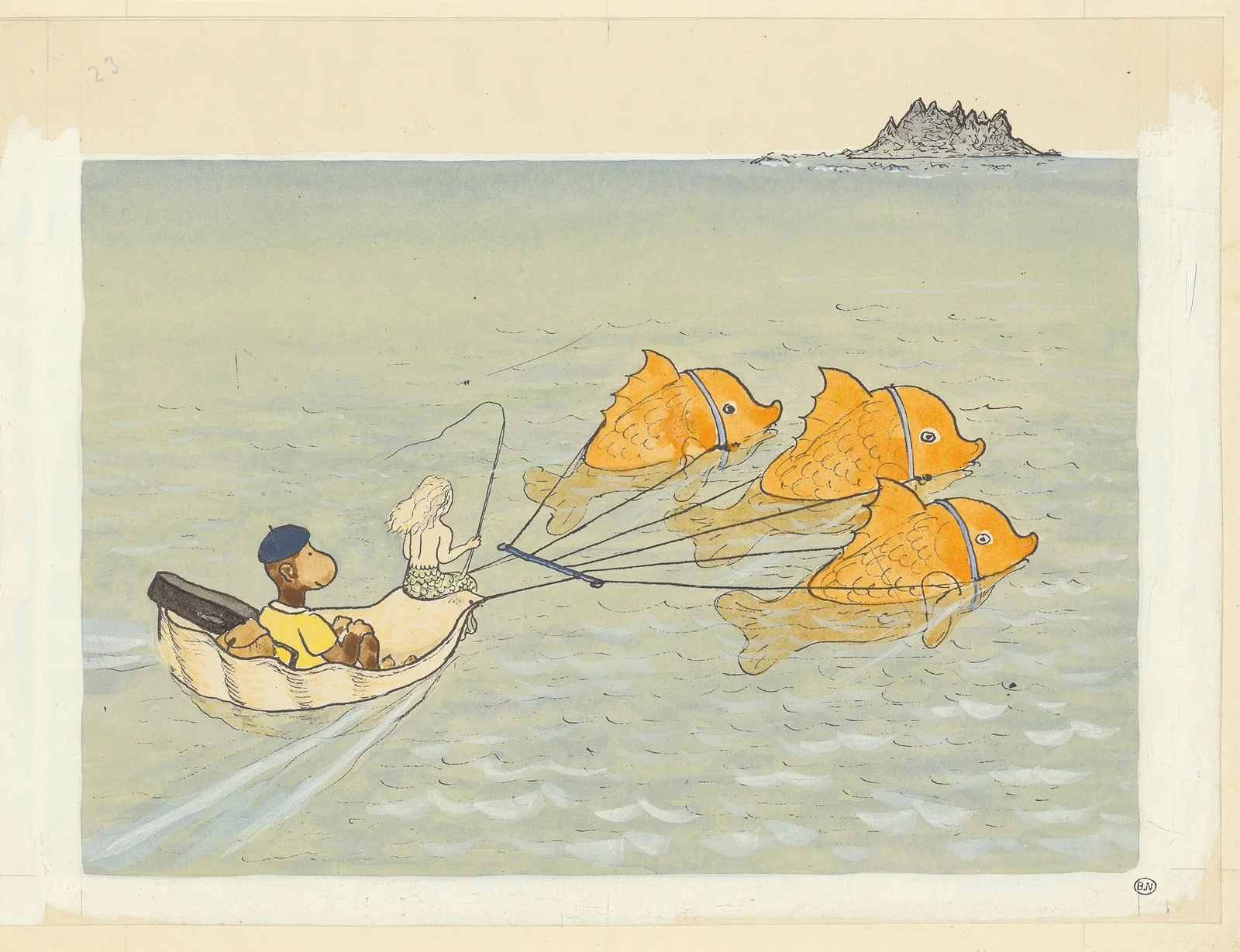 Les vacances de Zéphir Pl.16 av Jean de Brunhoff