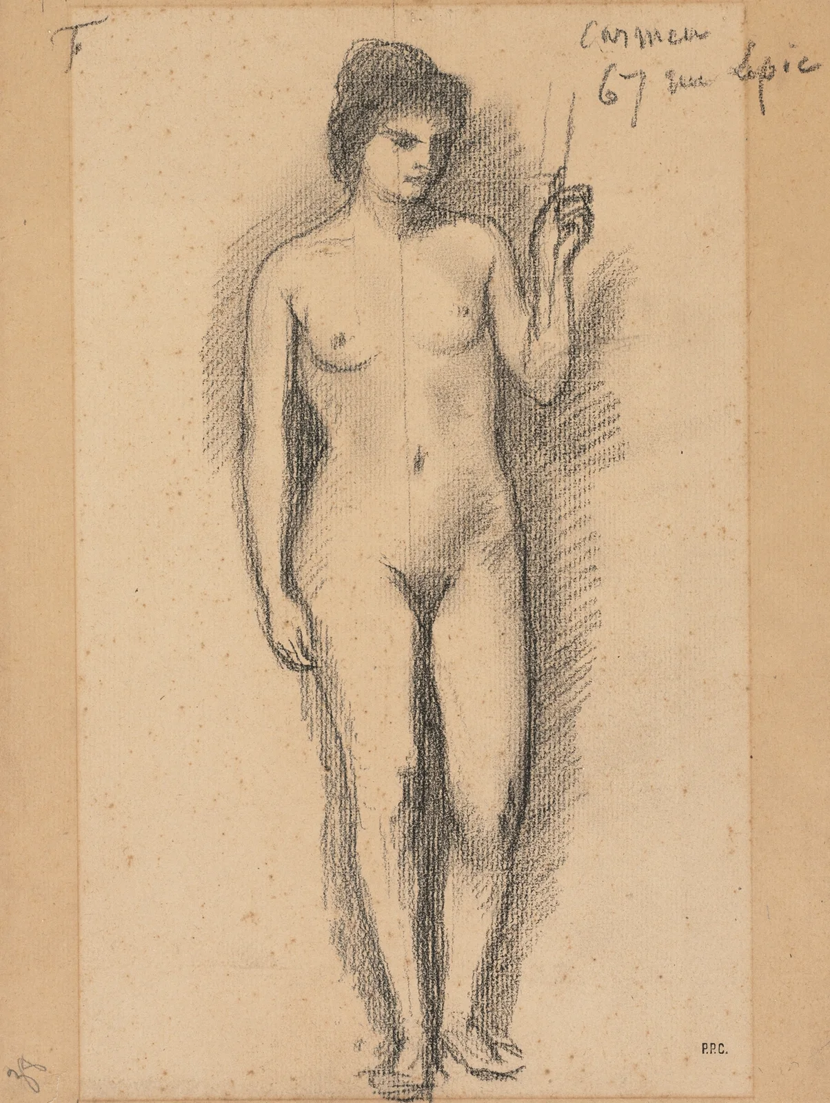 Carmen (last half 1800s) av Pierre Puvis de Chavannes