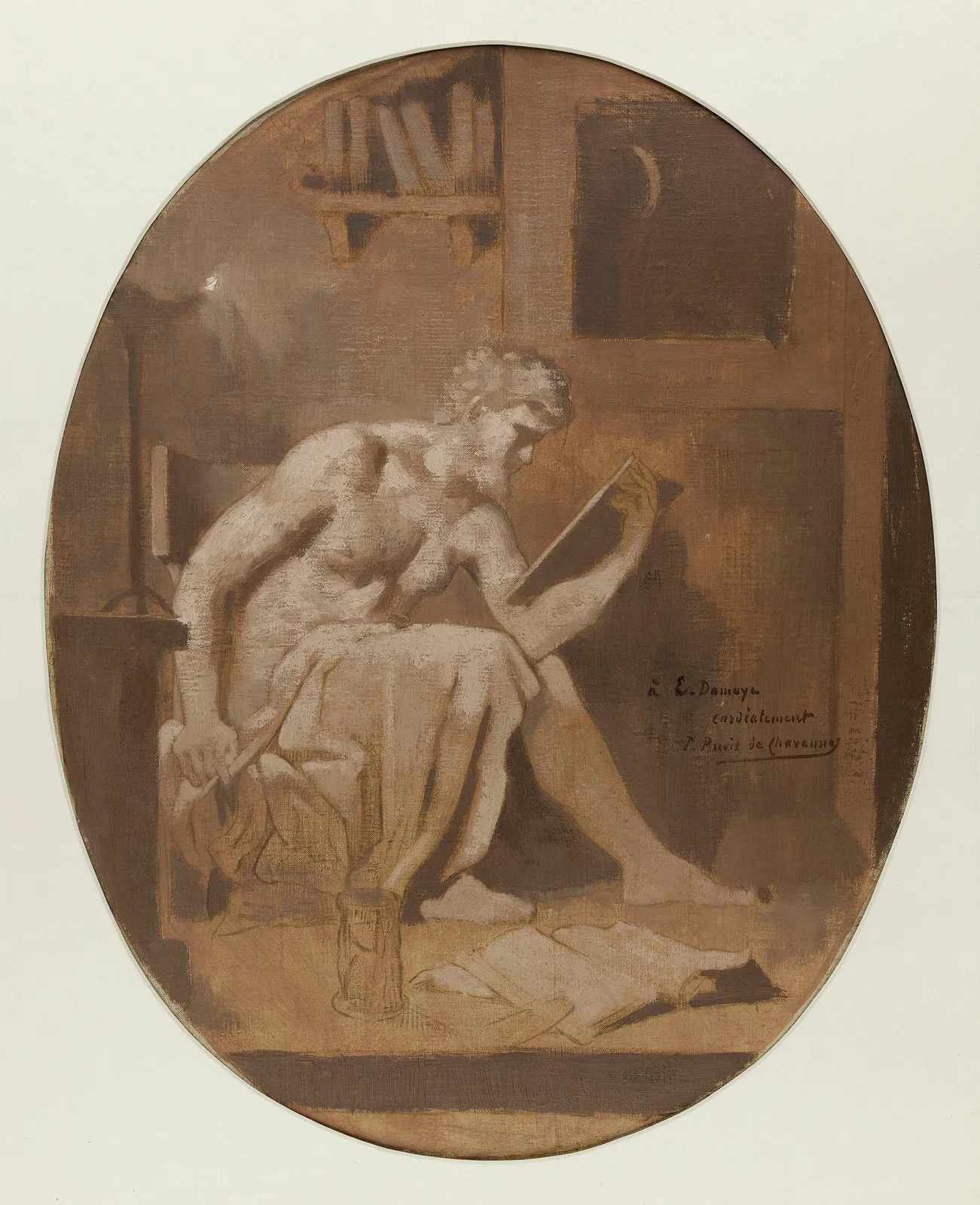 L’Etude av Pierre Puvis de Chavannes