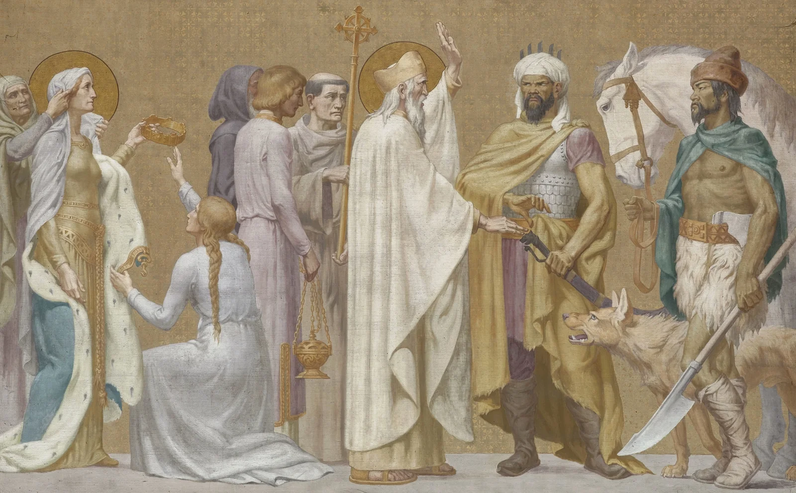 Procession av Pierre Puvis de Chavannes