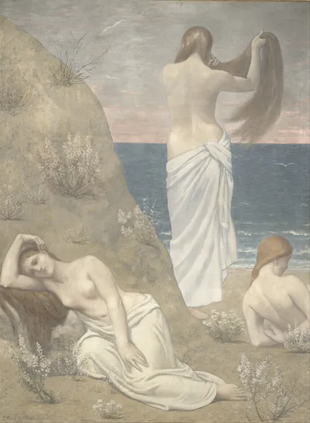 Young Girls by the Seaside av Pierre Puvis de Chavannes