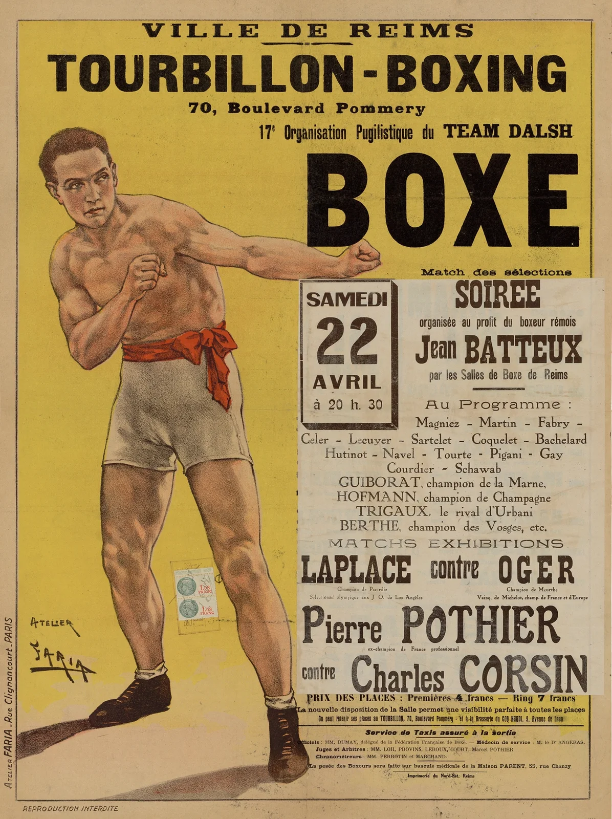 Boxe (19th century) av Cândido de Faria