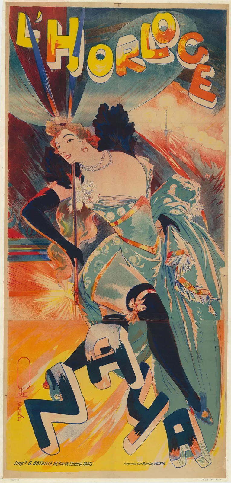 L’Horloge. Naya av Georges de Feure
