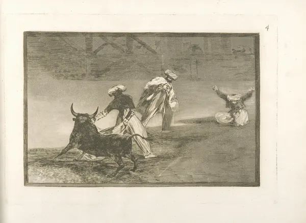 Capean otro encerrado av Francisco de Goya