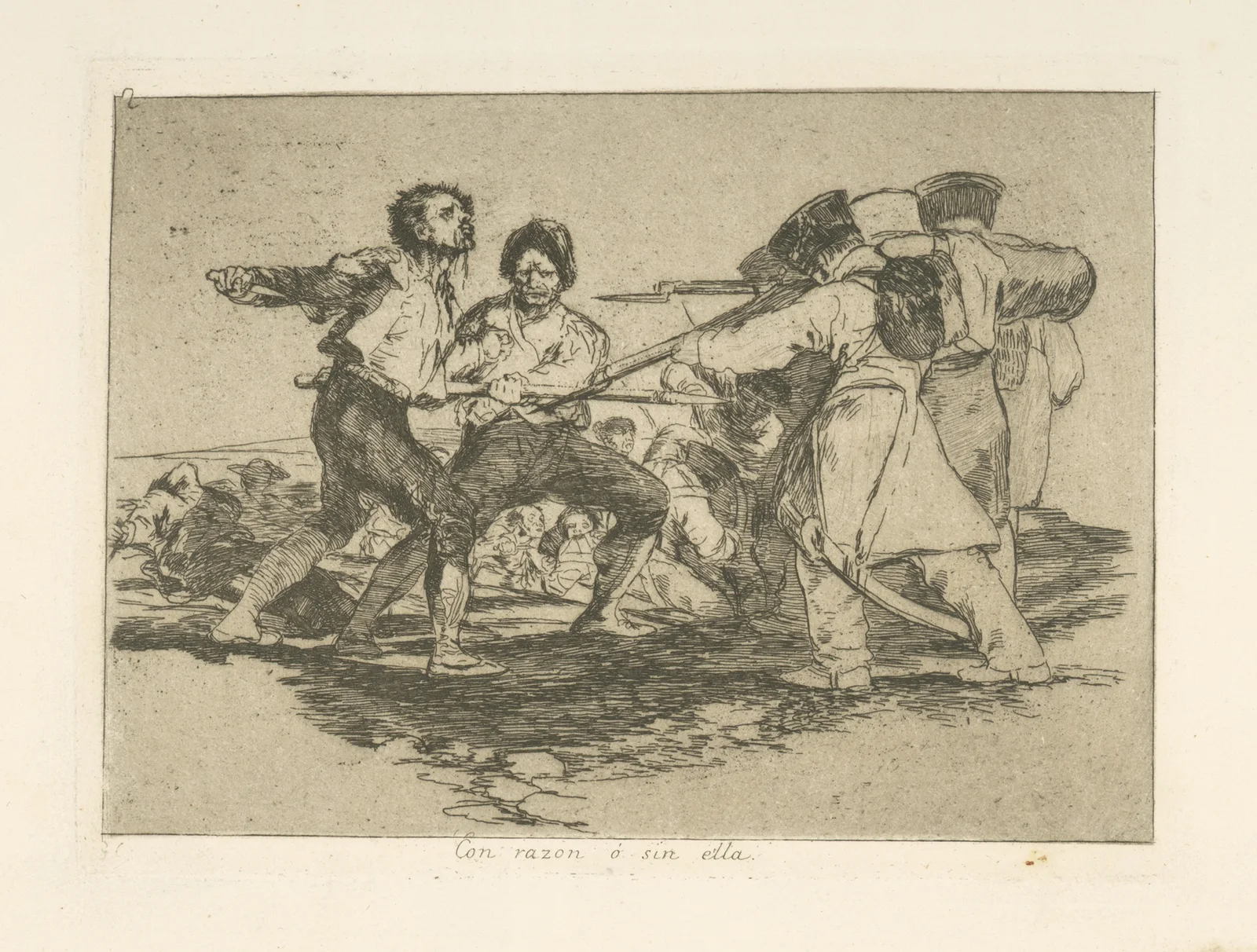 Con razon ó sin ella av Francisco de Goya
