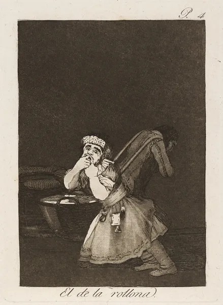 El de la rollona. (Nanny’s boy.) av Francisco de Goya
